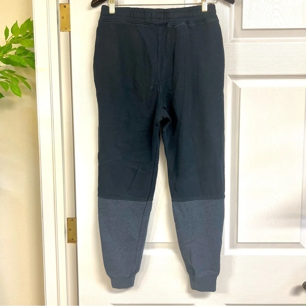 HOLLISTER Colorblock navy Logo Fleece Jogger men’s size XS